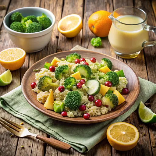 Broccoli and Avocado Grain Bowl